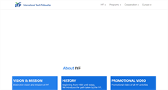 Desktop Screenshot of iyfeurope.com
